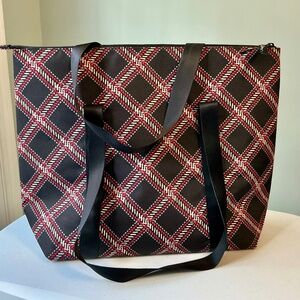 Vera Bradley Large Insulated Cooler Tote Bag Retired Minsk Plaid